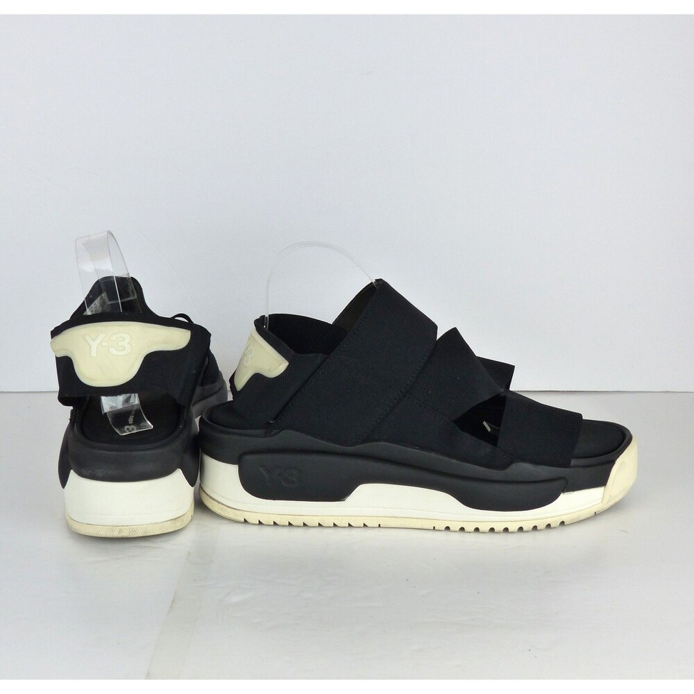 adidas Y-3 Hokori Sandals Mens 9.5 Black Yohji Yamamoto Platform GX1059 Techwear